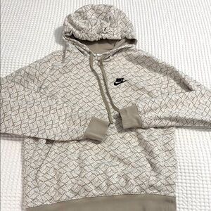 Nike Tan Geometric Hoodie